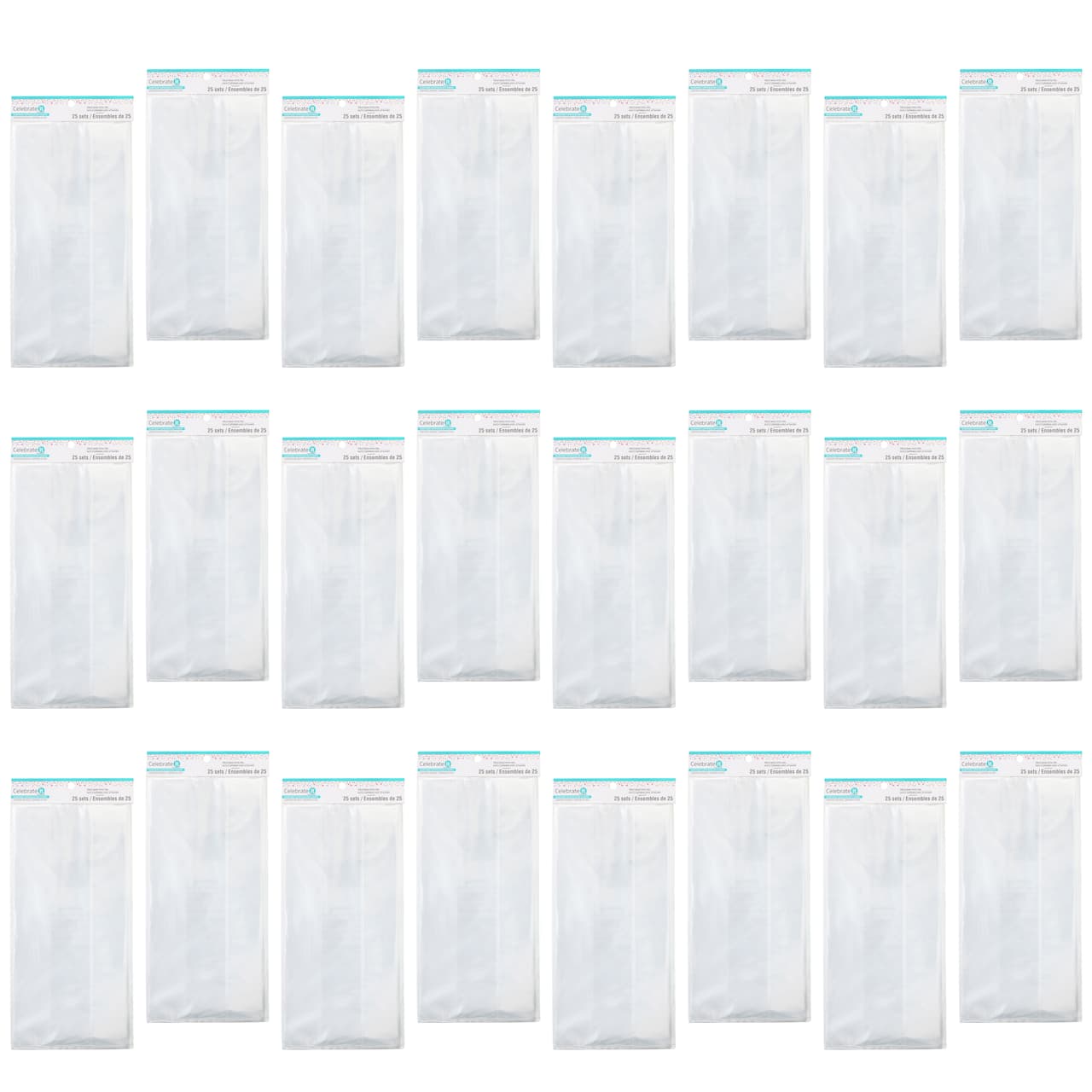 24 Packs: 25 ct. (600 total) Mini Loaf Treat Bags by Celebrate It®